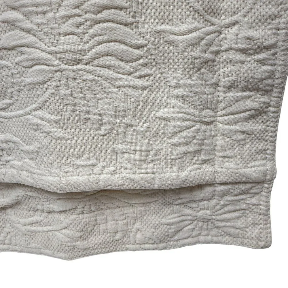 Charter Club Matelasse Pillow Sham Standard Size Pillowcase Cream